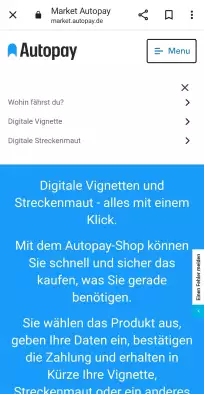 Digitale Streckenmaut Österreich kaufen, Schritt 1