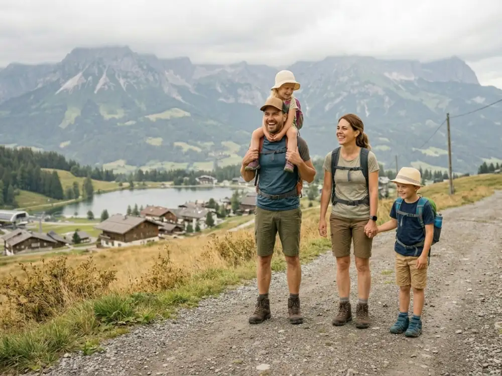 Familienurlaub in den Bergen