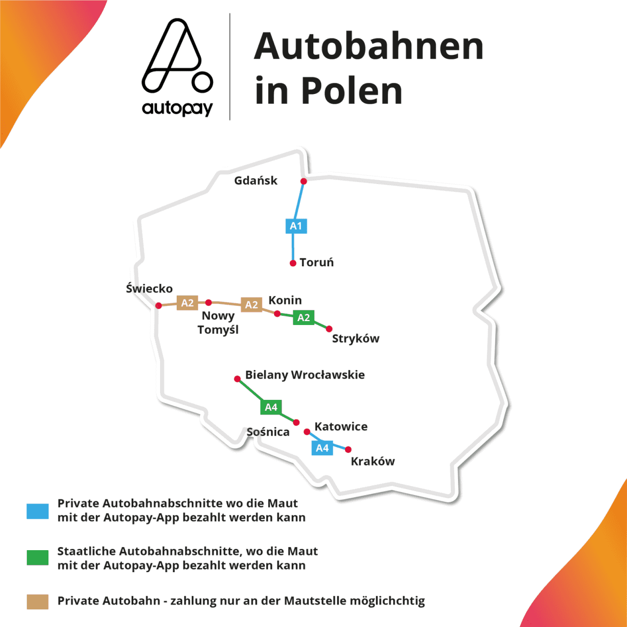 e-Toll in Polen Wo es funktioniert