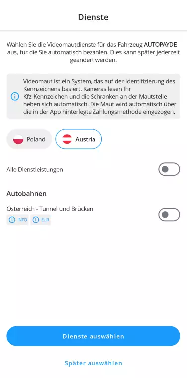 Autopay-App  Schritt 6